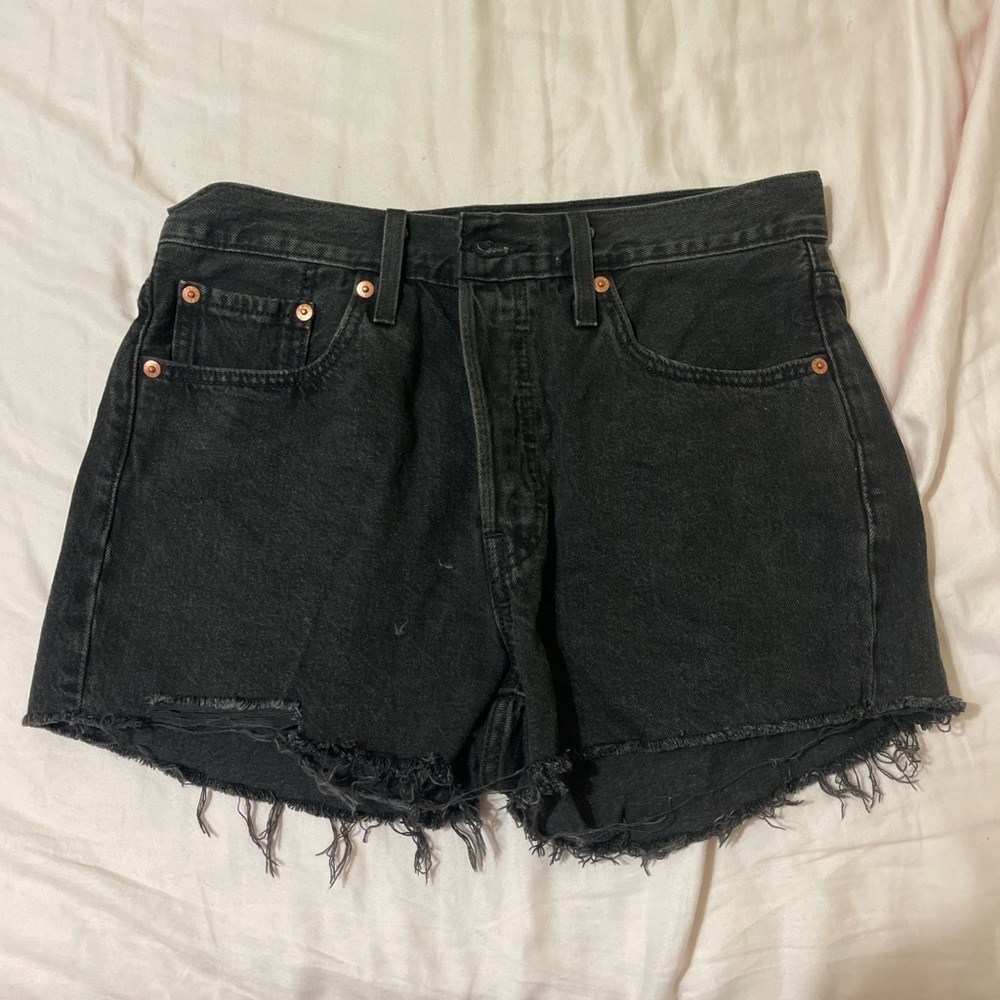levi’s 501 black shorts